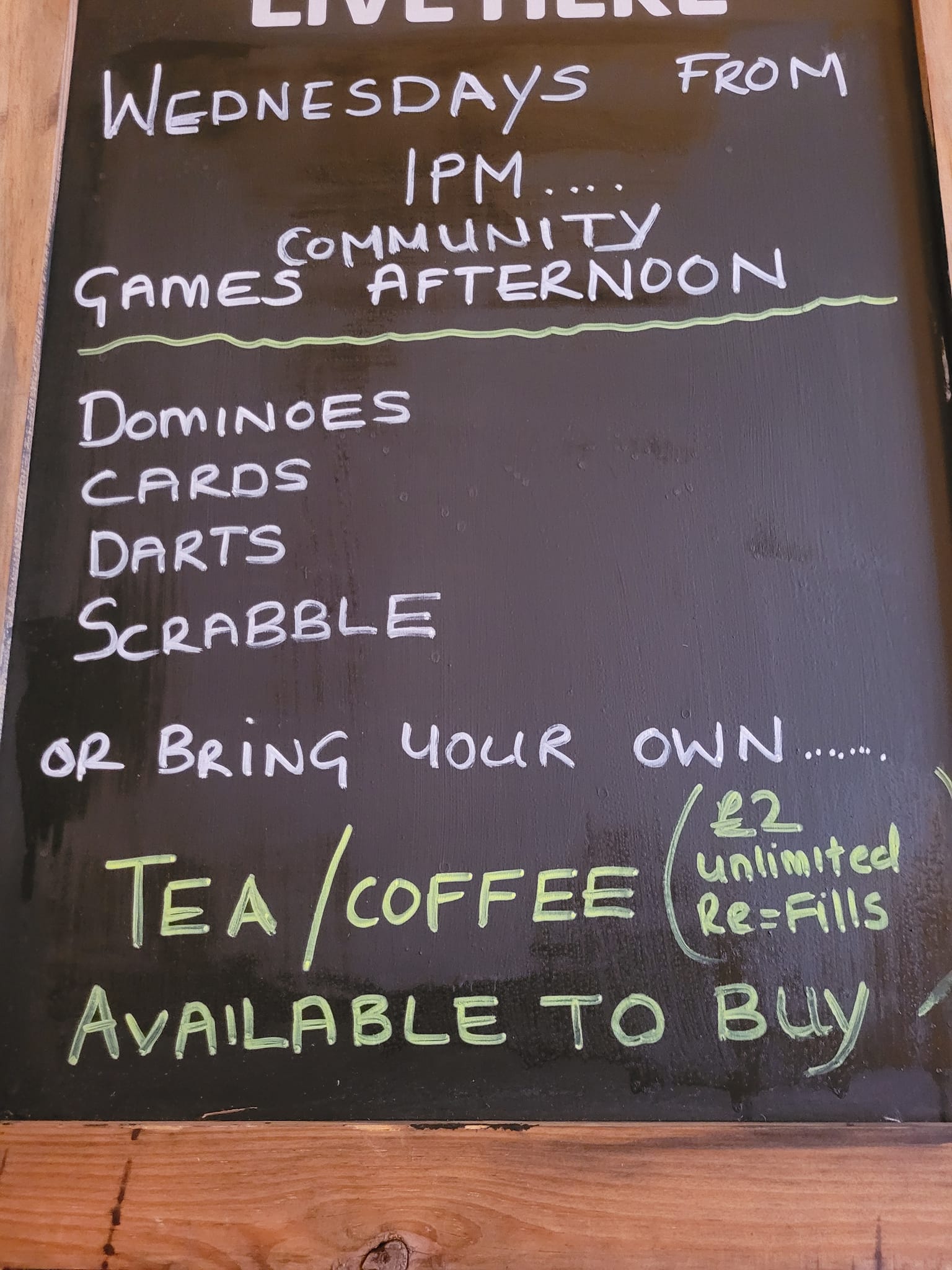 community games afternoon